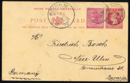 1893, Natal, P 7 U.a., Brief - Altri - Africa