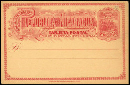 1892, Nicaragua, P 17, Brief - Nicaragua