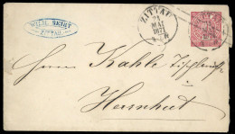 1868, Altdeutschland Norddeutscher Postbezirk, U 1 A, Brief - Enteros Postales