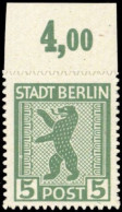 1945, SBZ Berlin Brandenburg, 1 B OR, ** - Berlín & Brandenburgo