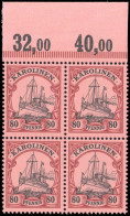 1900, Deutsche Kolonien Karolinen, 15 (4) P, ** - Islas Carolinas