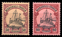 1901, Deutsche Kolonien Marshall Inseln, 20+21, ** - Marshall-Inseln