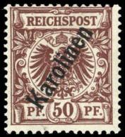 1900, Deutsche Kolonien Karolinen, 6 II, * - Carolinen