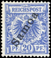 1900, Deutsche Kolonien Samoa, 4, * - Samoa