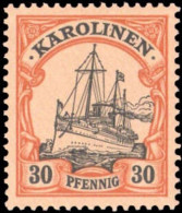 1900, Deutsche Kolonien Karolinen, 12 Dzf, ** - Isole Caroline