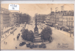 BRUXELLES- PLACE DE BROUCKERE VERS LE BOULEVARD ANSPACH - Marktpleinen, Pleinen