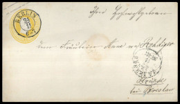 1859, Altdeutschland Preussen, U 19 A, Brief - Other & Unclassified