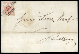 1850, Österreich, 3 X III, Brief - Mechanische Stempel