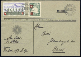 1939, Schweiz Soldatenmarken, Brief - Vignetten
