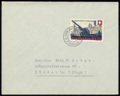 1939, Schweiz Soldatenmarken, Brief - Labels