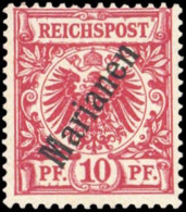 1900, Deutsche Kolonien Marianen, 3 II, * - Islas Maríanas