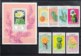 Mongolei 1989**, Kakteen / Mongolei 1989, MNH, Cacti - Sukkulenten