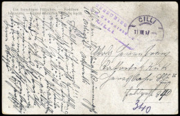 1917, Österreich, Brief - Machine Postmarks