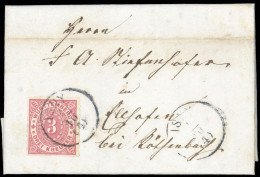 1869, Altdeutschland Württemberg, 38, Brief - Lettres & Documents