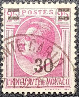 MONACO. Y&T N°104. Prince Louis II. Surchargé. Cachet De Monte-Carlo. - Used Stamps