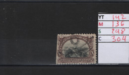 PRIX FIXE Obl 142 YT 136 MIC 298 SCOT 304 GIB Ecluse Sainte Marie 1901  Etats Unis 58/04 - Used Stamps