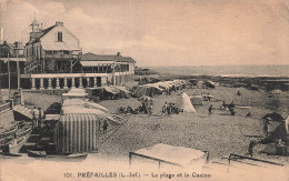 FRANCE - Préfailles - Vue Sur La Plage Et Le Casino - Animé - Carte Postale Ancienne - Préfailles