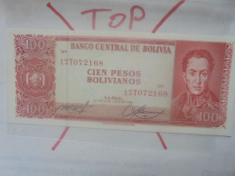 BOLIVIE 100 BOLIVIANOS 1962(83) Neuf (B.32) - Bolivia