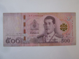 Thailand 500 Baht 2018 Banknote,see Pictures - Thaïlande