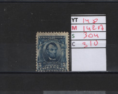 PRIX FIXE Obl 148 YT 142A MIC 304 SCOT 310 GIB Abraham Lincoln 1902 1903Etats Unis 58/04 - Used Stamps