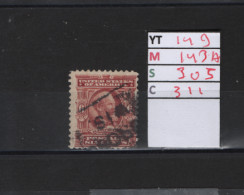 PRIX FIXE Obl 149 YT 143A MIC 305 SCOT 311 GIB  J. Garfield  1902 1903  Etats Unis 58/04 - Used Stamps