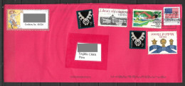 US Cover With Congress , Swimming & Flags Stamps Sent To Peru - Briefe U. Dokumente