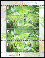 (WWF-457) WWF W.W.F. Belarus Green Snaketail MNH Sheetlet 2010 - Andere & Zonder Classificatie