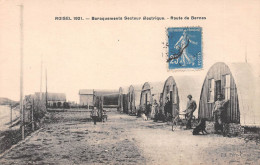 ROISEL (Somme) 1921 - Baraquements Secteur électrique - Route De Bernes - Voyagé (2 Scans) Gabriel Merlin - Roisel