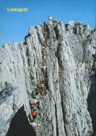 72023882 Bergsteigen Klettern Lisengrat Abstieg Rotsteinpass Saentis Bergsteigen - Alpinisme