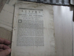 L11 Protestantisme Luther Lettre De Monsieur Molines Dit Fléchier Autrefois Ministre 15 P En L'état Plaidoyer - Historische Dokumente
