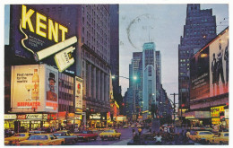 CPSM 9 X 14 Etats Unis USA (14) NEW YORK CITY Time Square At Night - Time Square