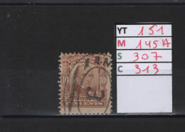 PRIX FIXE Obl  151 YT 145A  MIC 307 SCOT 313 GIB D. Webster 1902 1903 Etats Unis 58/04 - Gebraucht