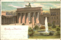 41363869 Brandenburgertor Berlin Kuenstlerkarte No. 106 Brandenburgertor - Porta Di Brandeburgo