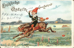 41363809 Zwerge Dwarfs Nains Kaninchen Ostern Ostereier - Märchen, Sagen & Legenden