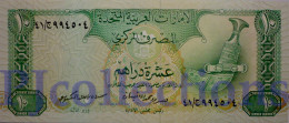 UNITED ARAB EMIRATES 10 DIRHAMS 1982 PICK 8a UNC - Ver. Arab. Emirate