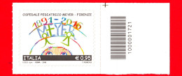 Nuovo - ITALIA - 2016 - 125 Anni Dell'Ospedale Pediatrico Meyer In Firenze - 0,95 € - Cod. A Barre 1721 - Code-barres