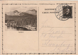 Tchécoslovaquie Entier Postal  Illustré 1931 - Cartoline Postali