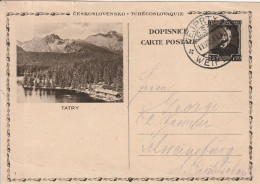 Tchécoslovaquie Entier Postal  Illustré 1931 - Cartes Postales