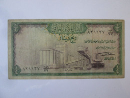 Rare! Iraq 1/4 Dinar 1971 Banknote See Pictures - Irak