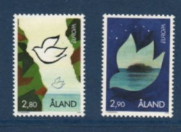 Aland, **, Yv, Mi 100, 101, SG 96, 97, Europa 1995, - Ålandinseln