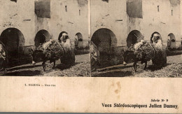 Vues Stereoscopiques Julien Damoy  Biskra Une Rue - Stereoscope Cards