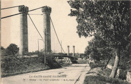 FRANCE - Gray - Vue Sur Le Pont Suspendu - La Haute Saone Illustrée - Carte Postale Ancienne - Gray