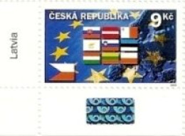 ** 395 Czech Republic Entrance In The  EU 2004 Hologram Flag - Hologrammen