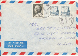 Yugoslavia Air Mail Cover Sent To USA Opatia 23-6-1974 - Airmail