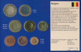 Belgien 2001 Stgl./unzirkuliert Kursmünzensatz Stgl./unzirkuliert 2001 Euro Erstausgabe - België