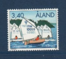 Aland, **, Yv, Mi 104, SG 100, Voile, Voilier Optimiste, Bateau, - Ålandinseln