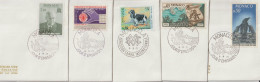 ENV 03 . 1971 . 17 Enveloppes 1er Jour . MONACO . - Storia Postale