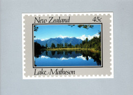 (Nouvelle-Zélande) : Lake Matheson - Nouvelle-Zélande