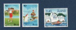 Aland, **, Yv, Mi 102, 103, 104, SG 98, 99, 100, - Ålandinseln