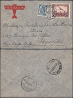Congo Belge 1937 - Lettre Par Avion De Bruxelles  à Destination Thysville-Bas Congo Belge....... (EB) DC-12426 - Used Stamps